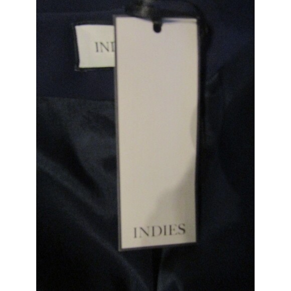 Indies Pantsuit NWT 2 Piece Navy Blue Jacket Pants Womens Size 4/6 - Picture 9 of 16